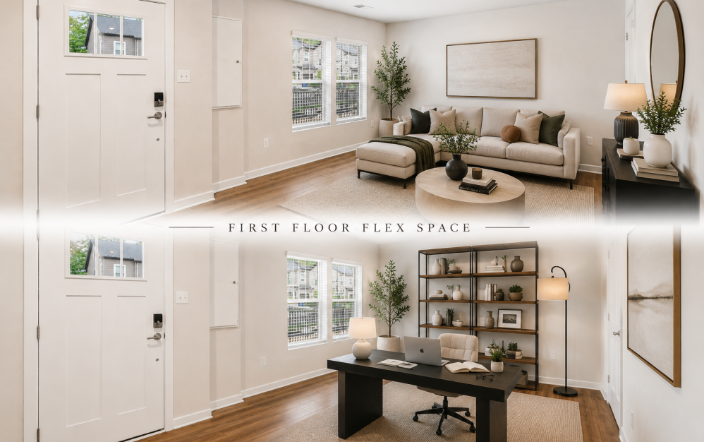 Osprey - 3 bedroom floorplan layout with 2.5 bathrooms and 1990 square feet (Flex Space Entry)